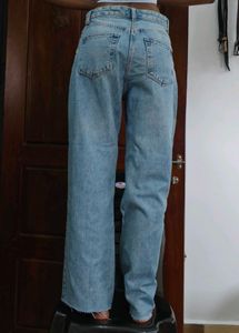 Light Wash Wide Leg Jeans