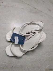 White Strappy Heel