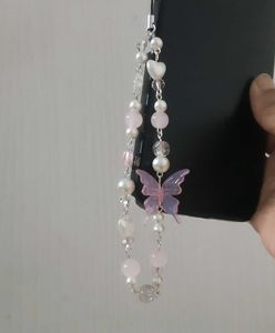 Butterfly Charm Phone Strap