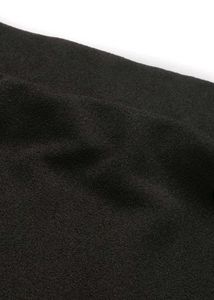 Chic Black Midi Skirt with High Slit