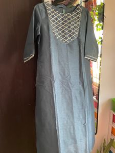 Stylish Grey Kurta set