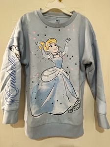 Cindrella Print Sweatshirt By Yk Disney 6-8 Yrs