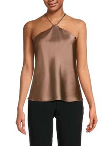 Satin Halter Neck Top