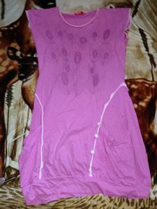 Pink Casual Dress