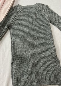 Forever 21 Gray Knit Sweater Dress