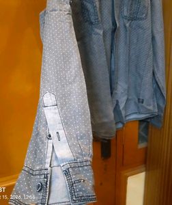 Men's Polka Dot Button-Down Shirt