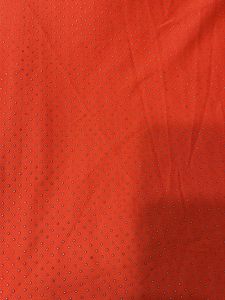 8mtr Bright Orange polyster fabric imported