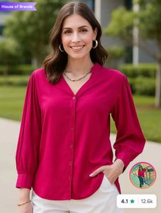 Dressberry Bright pink shirt