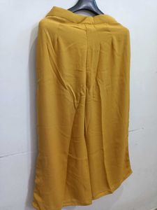 Mustard Yellow Wide Leg Pants