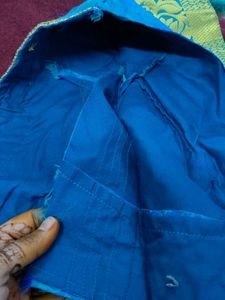 Silk Blouse with Embroidery Stickers