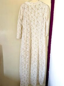 Elegant Lace Maxi Cardigan Kimono
