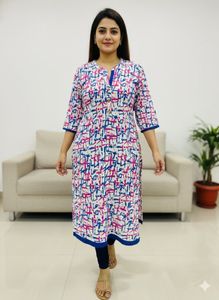 Stylish Printed Kurta Set