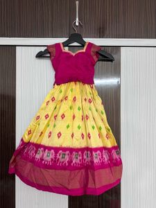 pure ikkat pattu Lehanga Choli
