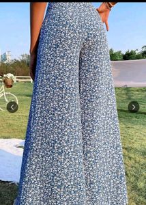 Floral Wide Leg Pants