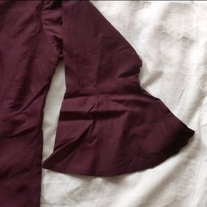 Brand New Embroidered Maroon Top