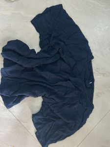 navy blue color top big size with sleeves