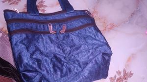Blue Velvet Tote Bag