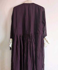 Embroidered Purple Kurta