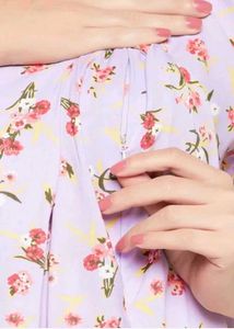 clovia Floral Maternity Pajama Set