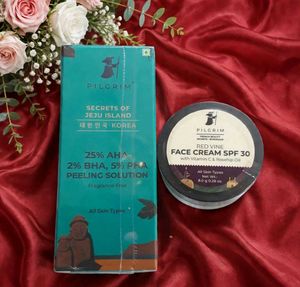💖 Pilgrim 25% AHA Peeling Solution + Red Vine Fac