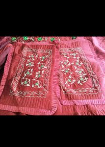 bridal embroidered bedding set