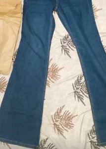 Blue Flare Jeans