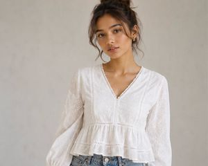 White Kurti top