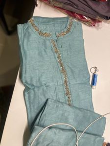 Elegant Blue Kurta Set