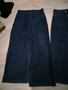 Dark Wash Wide Leg Jeans