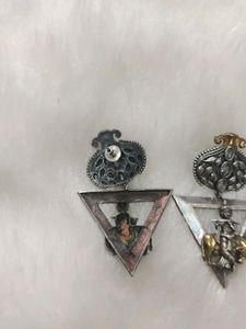 Silver Look Alike Earing