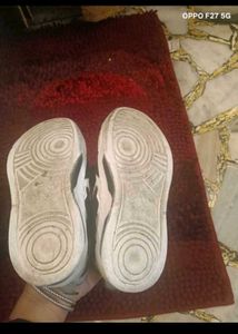 7. BOYs Black and White Sneakers