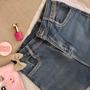 Trendy Blue Denim Jeans