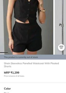 Chic Black Co-ord Set