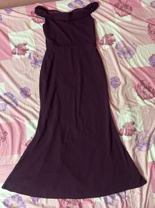 Elegant Off-Shoulder Evening Gown