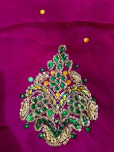 Elegant Purple Saree