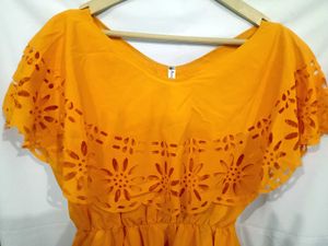 Chic Laser Cut Top