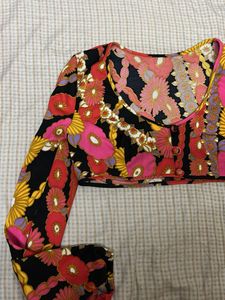 Floral Print Crop Top