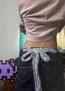 Multi Purpose Crocheted Pastel Scarf