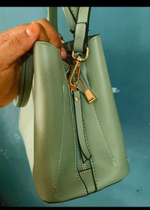 Light Blue Structured Satchel