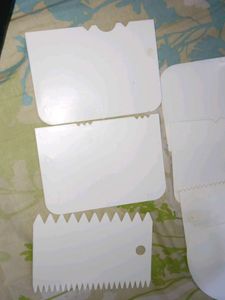8pc scrapers for cake decor