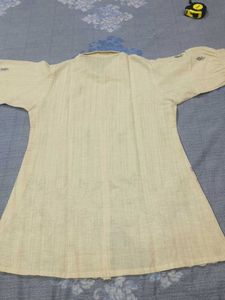 Cream Embroidered Co-ord Set