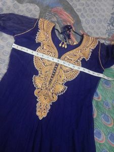 Bust Size 34 Nevy Blue Partywear Dress
