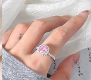 Szn american Elegant Pink Gemstone Ring