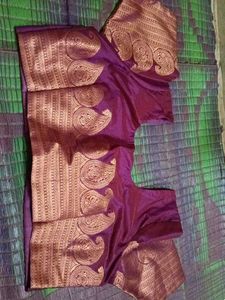 New Teal Paisley Silk Saree with blouse