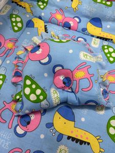 baby bedding set with pillow and mini stuffed toys
