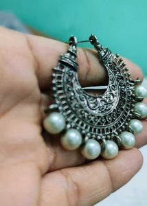 Exquisite Pearl Jhumka Earrings