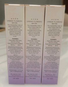 Avon Urban Flowers Eau de Toilette (30ml) - Setof3