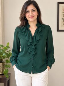 Elegant green top