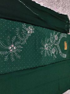 Elegant Emerald Green Kurta Set