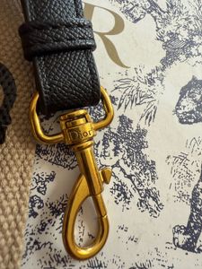 dior black saddle bag (mini)